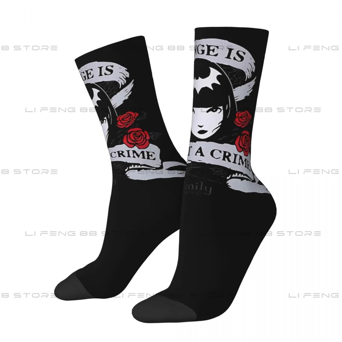 Emily The Strange Classic Men Women Socks Outdoor Novelty Spring Summer Autumn Winter Stockings Gift