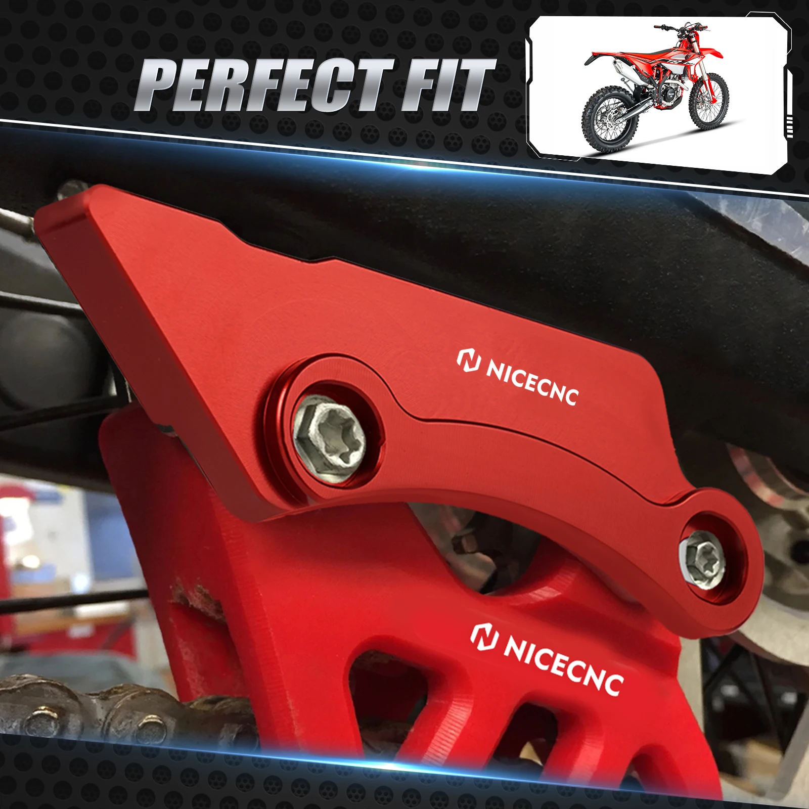 For Beta Xtrainer 300 2015-2024 Swingarm Guard Chain Guide Guard RR 300 RR 125 RR 250 RR 350 RR 390 RR 430 RR 450 480 2010-2024