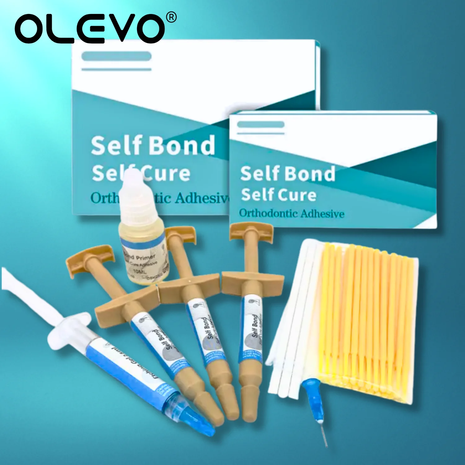 

Стоматологический ортодонтический клей, самоклеящийся клей для самостоятельного лечения, склеиваемый клей, набор для кронштейна, щечная трубка, брекеты, система склеивания, материал для стоматолога