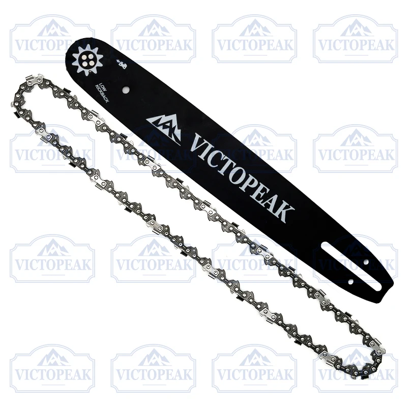 Gartenwerkzeug-Ersatzteile Kettensägen-Führungsschiene mit Kettenschliff 18'' 3/8" 0,058" 68 Glieder für Husqvarna Kettensäge – Detail 2