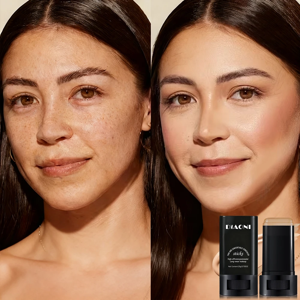 قطعة واحدة من كونسيلر لتغطية العيوب وعلامات حب الشباب، كونسيلر يدوم طويلاً، تأثير مكياج طبيعي #3
