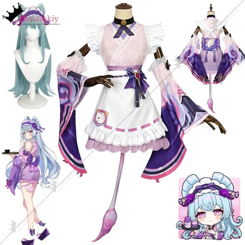 

Yumemizuki Mizuki Cosplay Genshin Impact Costume Halloween Enchanting Dreams Game Uniforms Costumes for Women Girls Customized