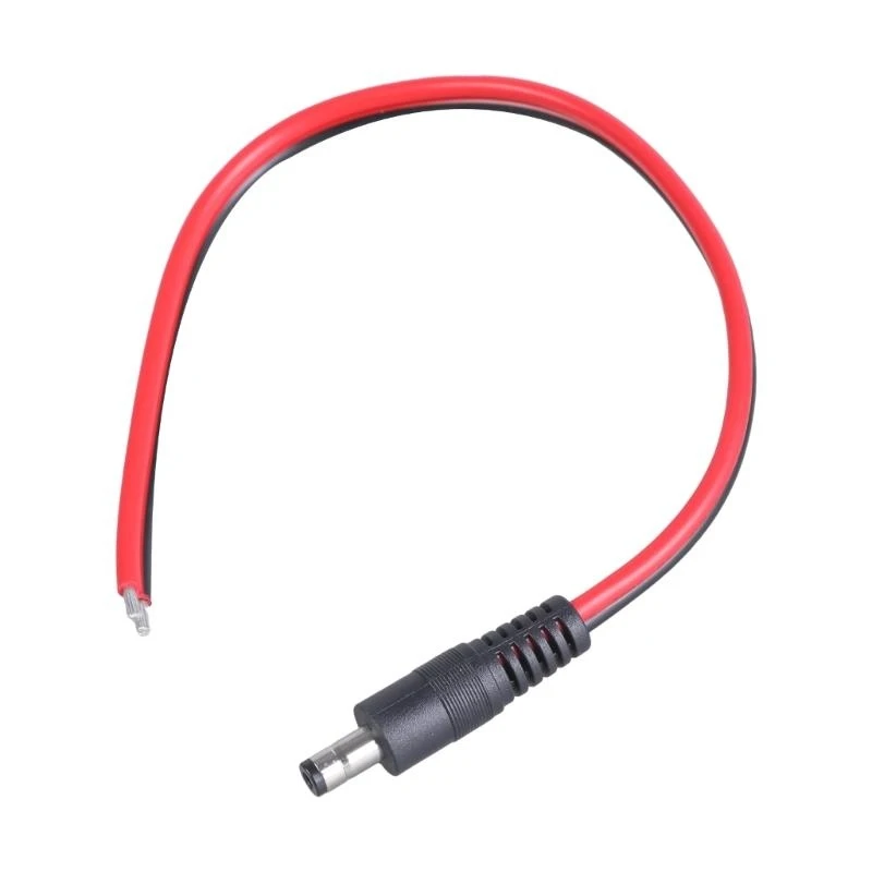 

DC5521 Male Bare Wire Open End Power Cable 5.5x2.1mm for LED Strips and Security