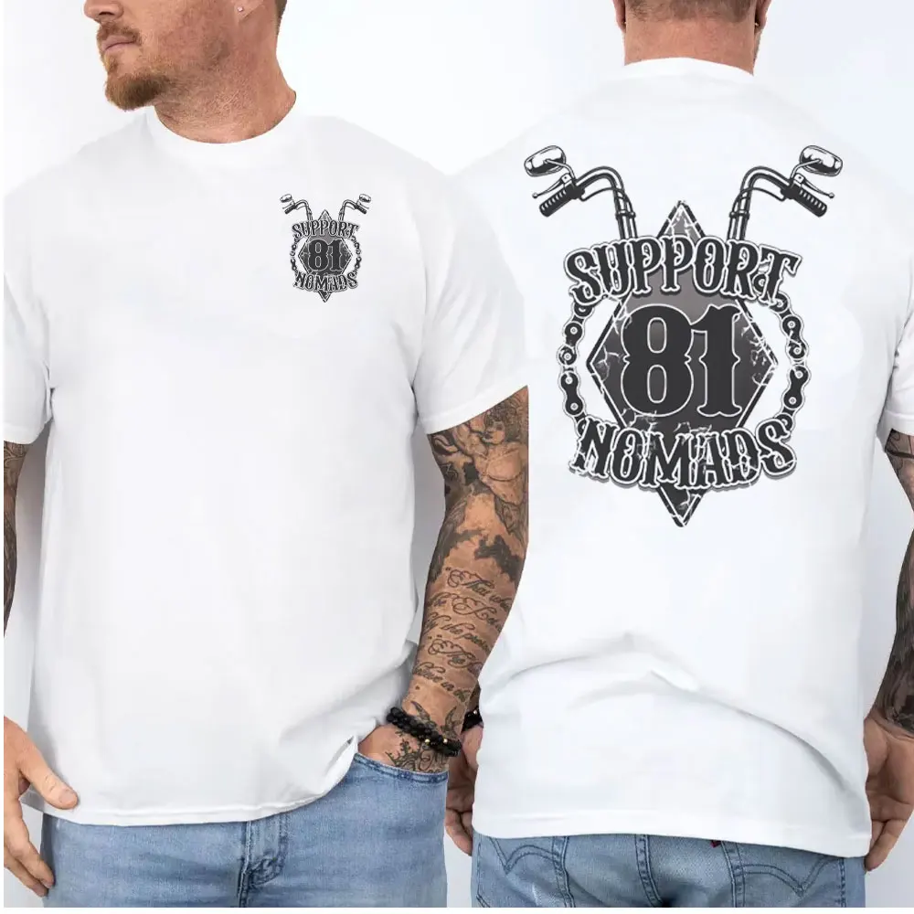 Hells Angels T Shirt Cotton Top Sales Shirt N12 Graphic T Shirts Men Clothing 81print Shirts Streetwear Support 81 Club Tee Tops