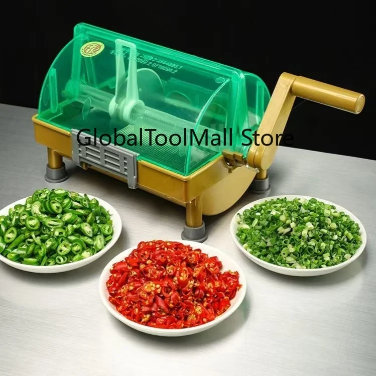 Kitchen Hand-Crank Multi-Function Vegetable Cutter for Dumpling Shops Dumpling Restaurants and Hot Pot Establishments
