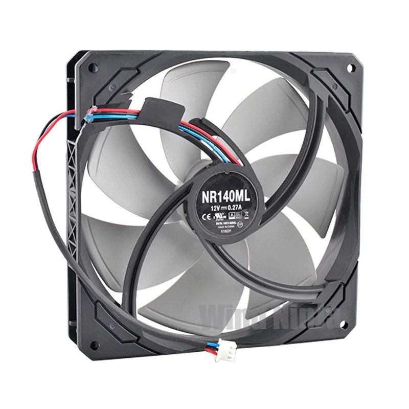 NR140ML 14cm 140mm 팬 140x140x25mm DC12V 0.27A RMx 시리즈 850W(2021) 전원 공급 장치용 냉각 팬 썸네일 7