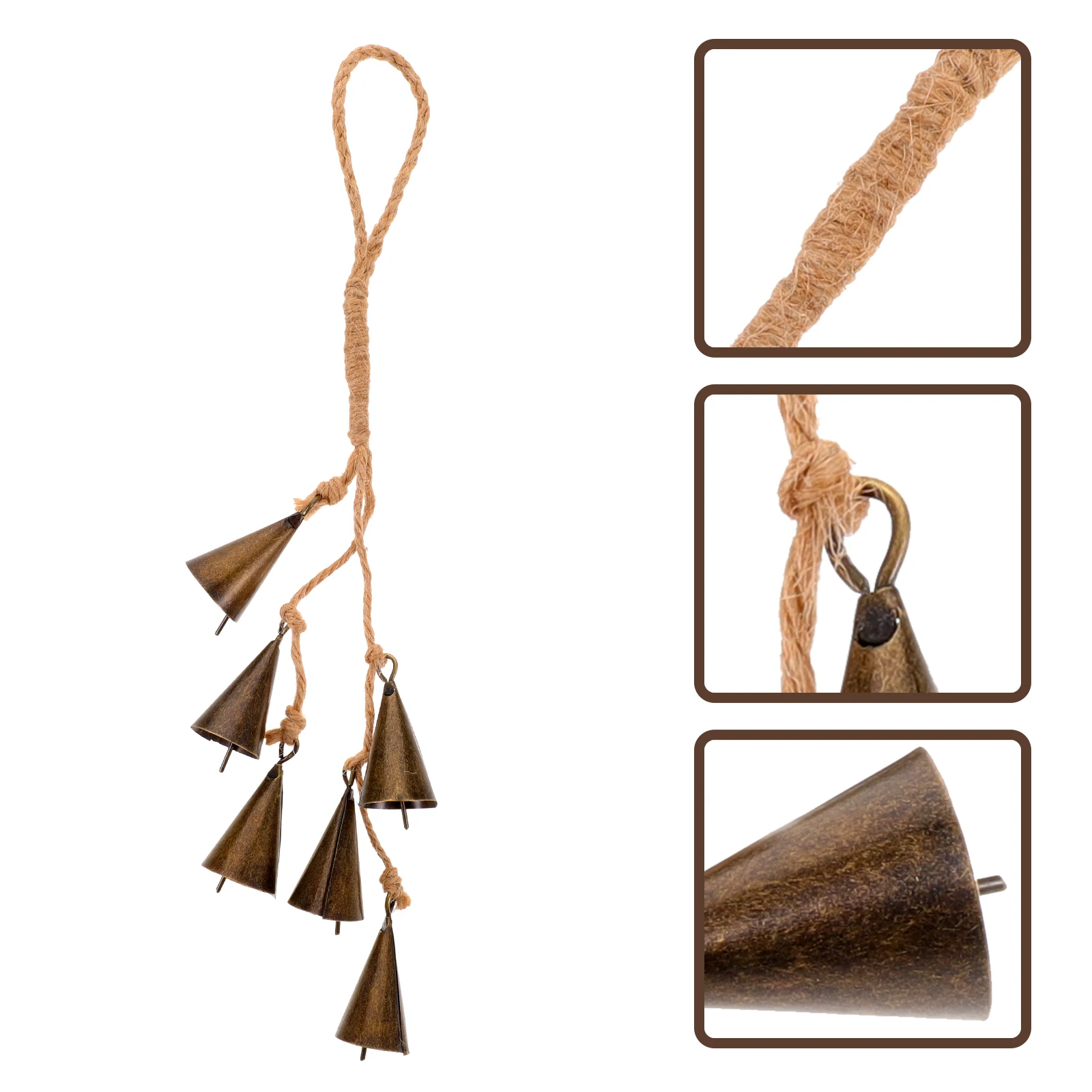 

Witch Bell Wind Chime Hanging Ornament Unique Design Crisp Sound Living Bedroom Study Dining Bathroom Decor Witch Bell
