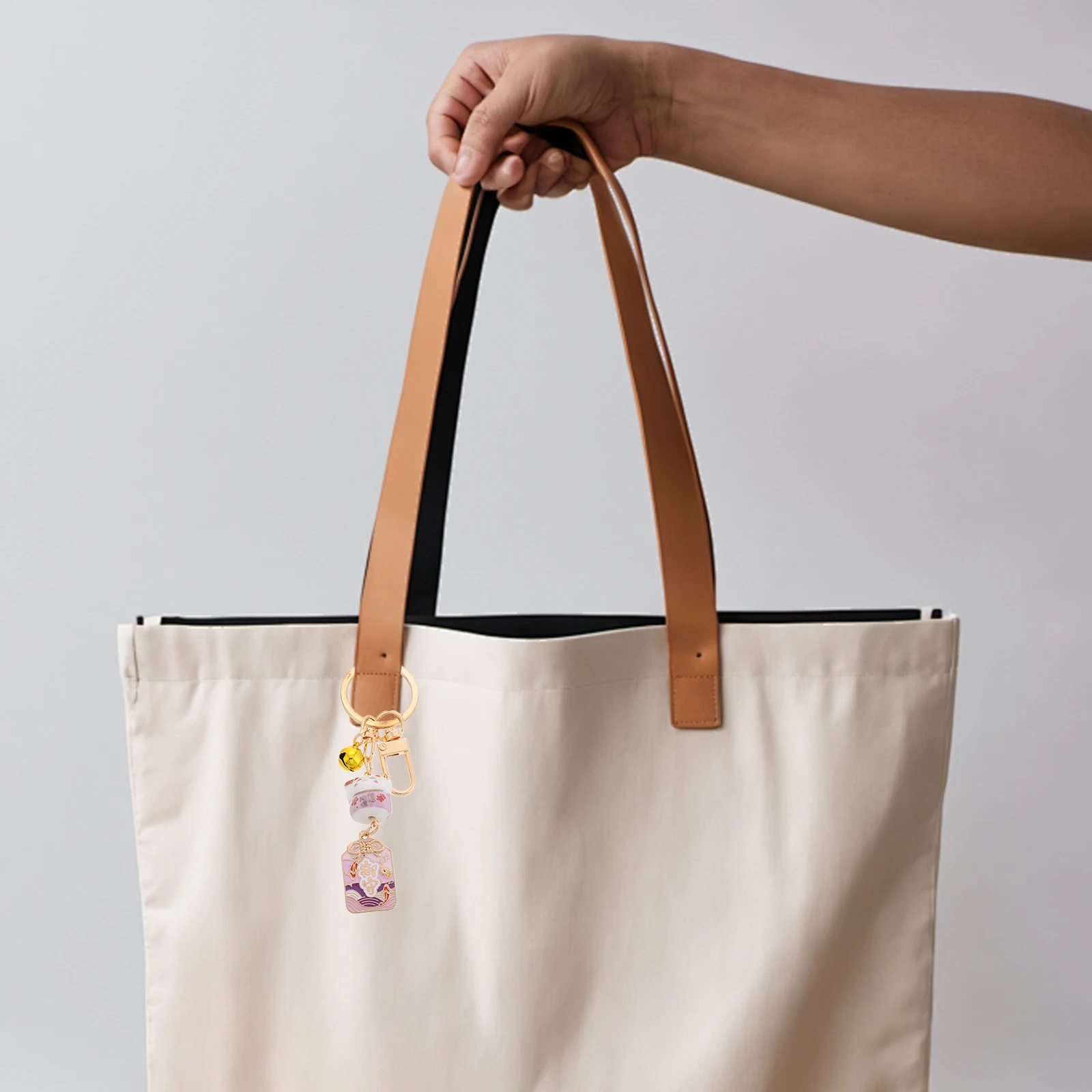 

Alloy Cute Charm Pendant Japanese Blessing Amulet Cat Keychain Bag Pendant Decoration Key Ring Women Luck Japan Keychain