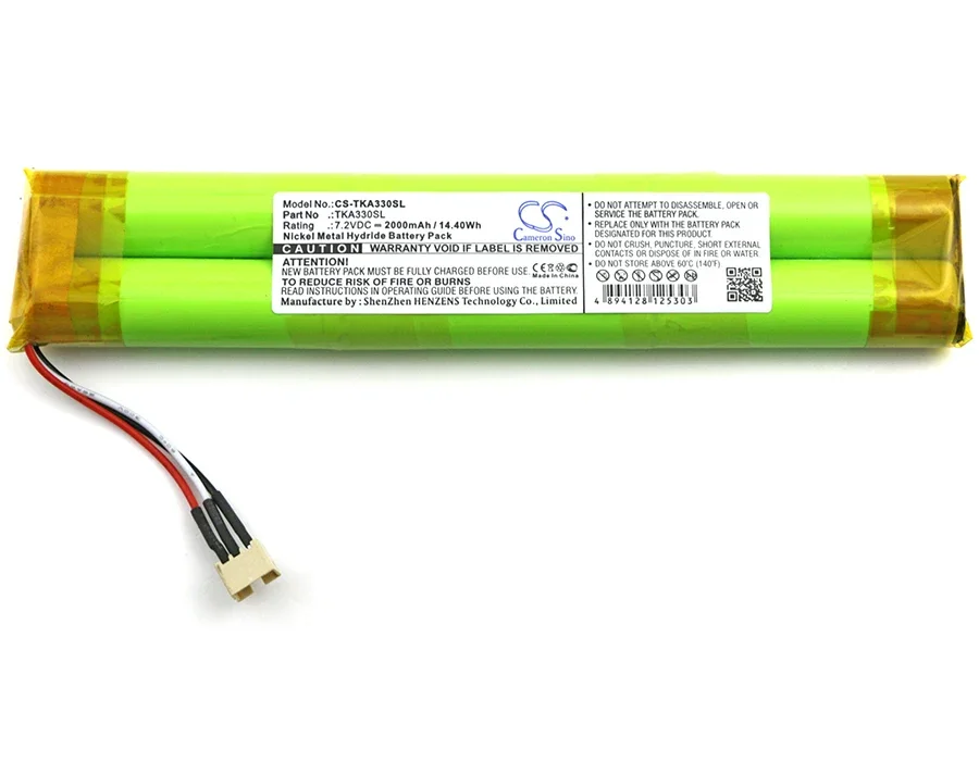 CS 2000mAh Battery For TDK Life On Record A33