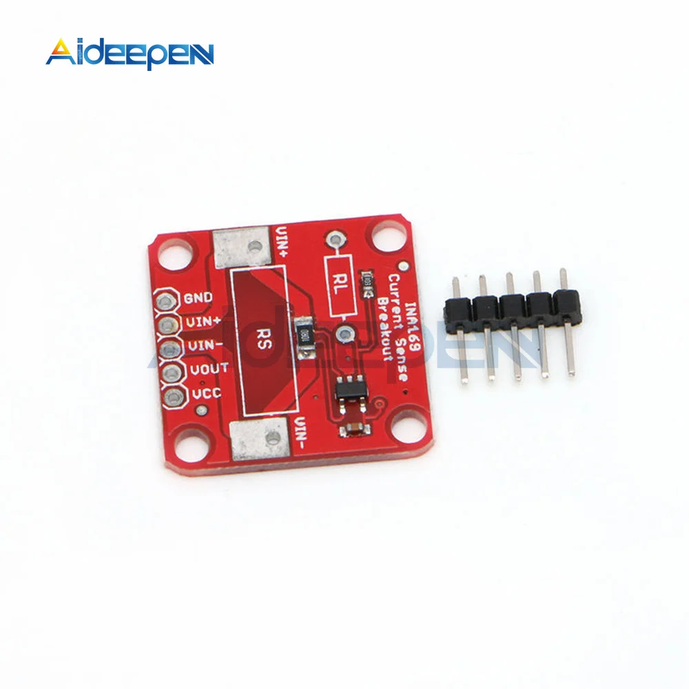 

INA169 Current Sensor Board High Precision Analog to Current Sensing Breakout Converter Module Current Monitor 3.5mA-35mA