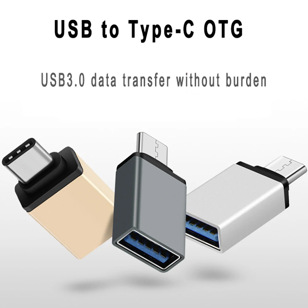 Type-C Male to USB 3.2 Female OTG Adapter for Mobile Phone Fast Transmission Converter for USB Flash Disk Mouse Keyboard