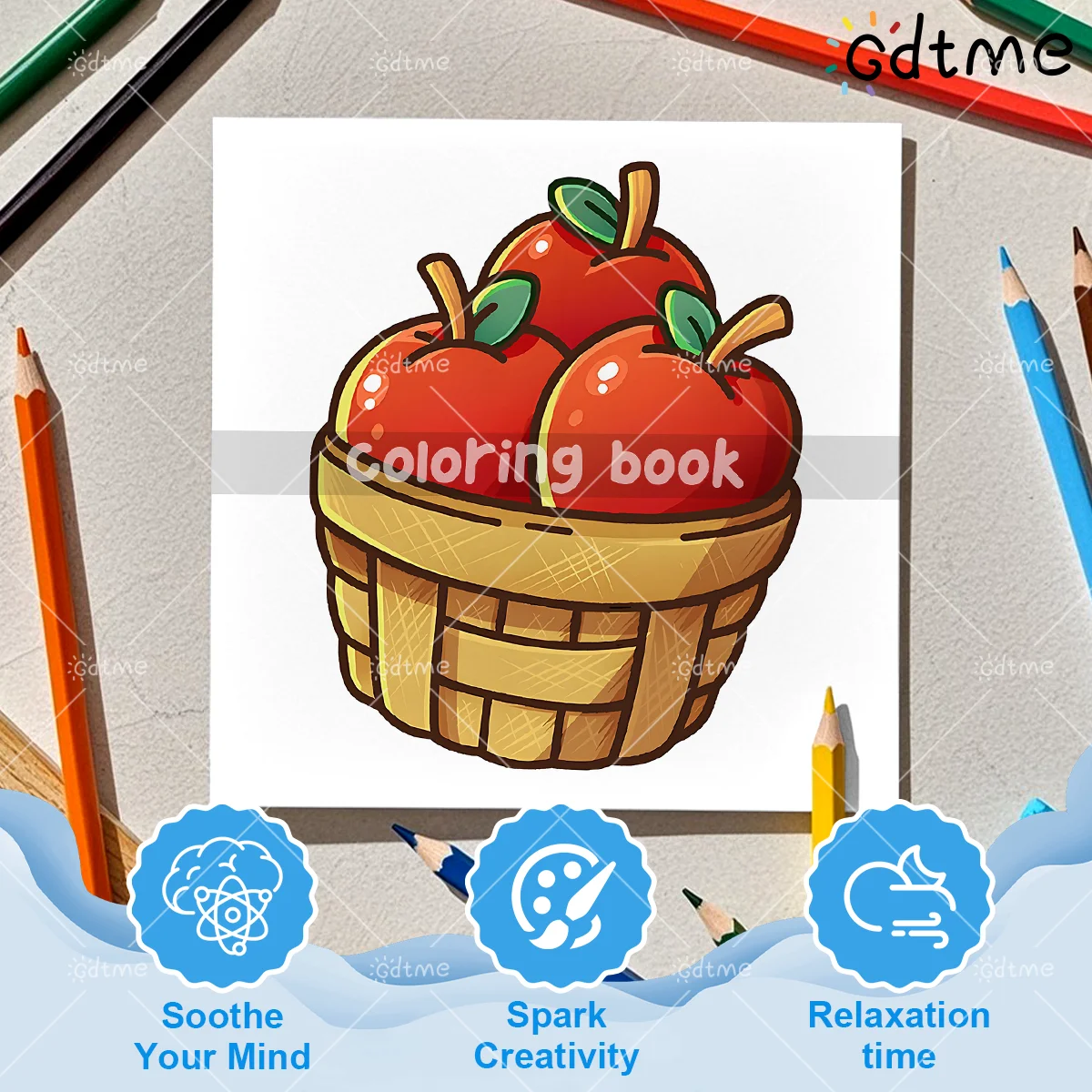 كتاب تلوين مريح للخريف للبالغين يتميز بـ 24 صفحة أنشطة يومية مريحة لطيفة للاسترخاء للأطفال كتب رسم ذاتية الصنع