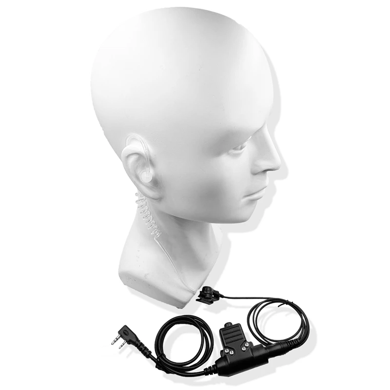 U94 наушники Walkie Talkie K Plug шеи горло микрофон наушник тактические наушники для Baofeng 5R 888S аксессуар для рации