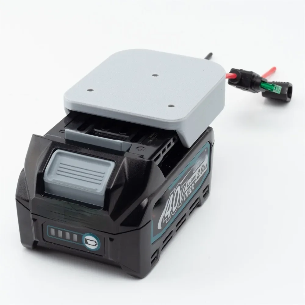 Imagem -02 - Adaptador Power Wheel para Makita Conversor de Alimentação com Interruptor 14 Awg 40v li Conversão de Bateria para Saída Diy