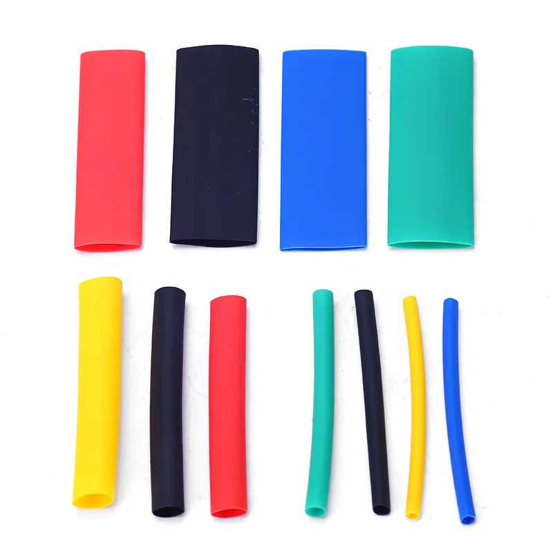 Multi-Color Heat Shrink Tubing Set 2:1 Shrink Ratio Waterproof Insulation Tube for Charging Cable Repair & Electrical Wiring