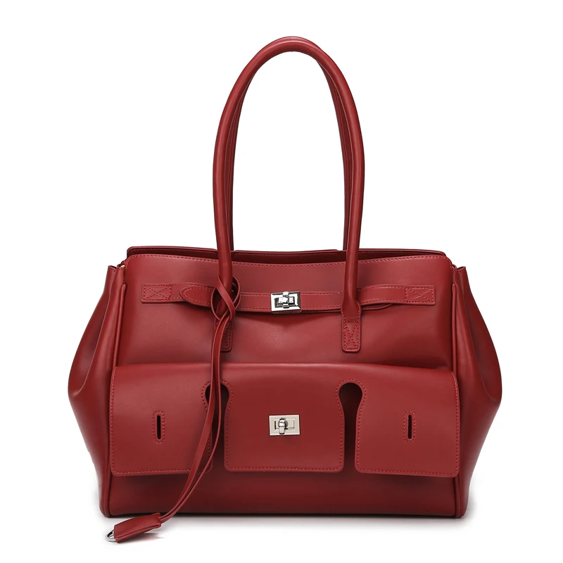 

Large Capacity Tote Bag Fashionable Minimalist Ladies Shoulder Bag for Daily Commuting Versatile And Stylish B-Brand Equivalent