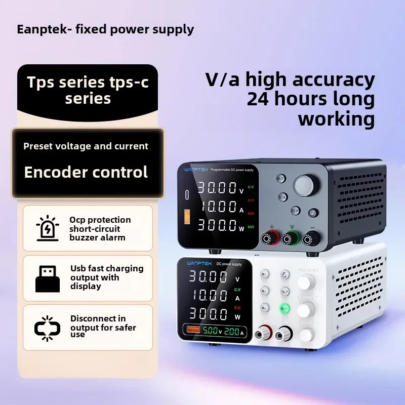220V Linear Power Supply 5A 60V, Adjustable Stable DC Voltage Regulator for Repairing Mobiles and Laptops