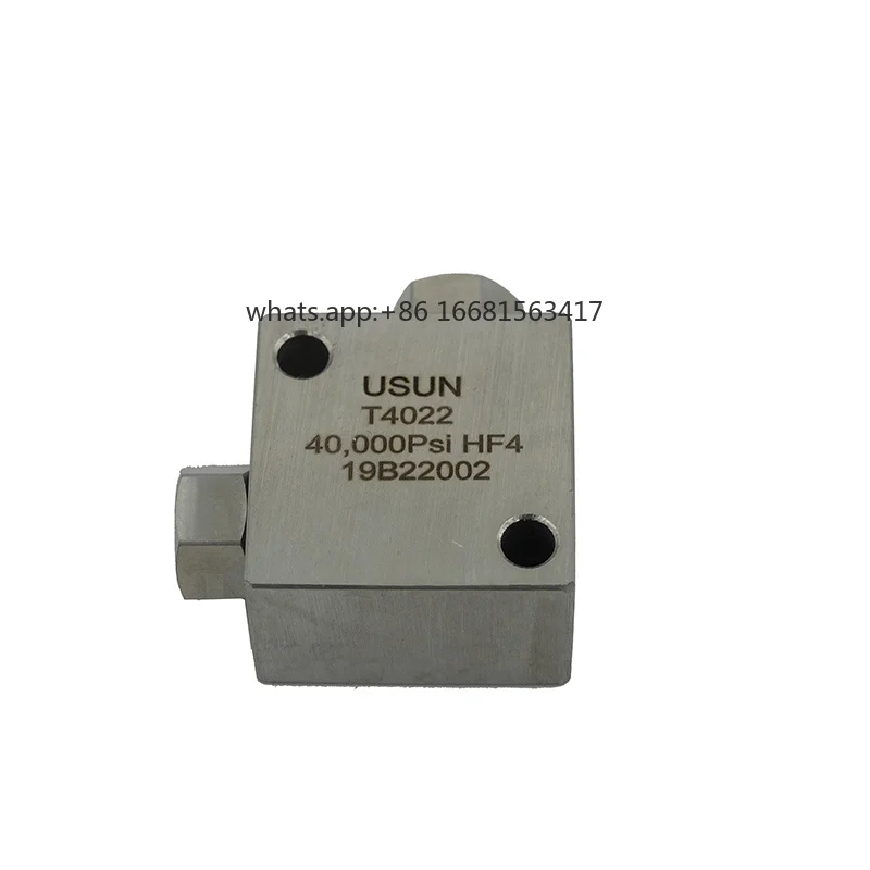 Usun Brand T3033 3/8'' OD Ultra High Pressure Stainless Steel Tee Tube Fittings For Burst Test Machine