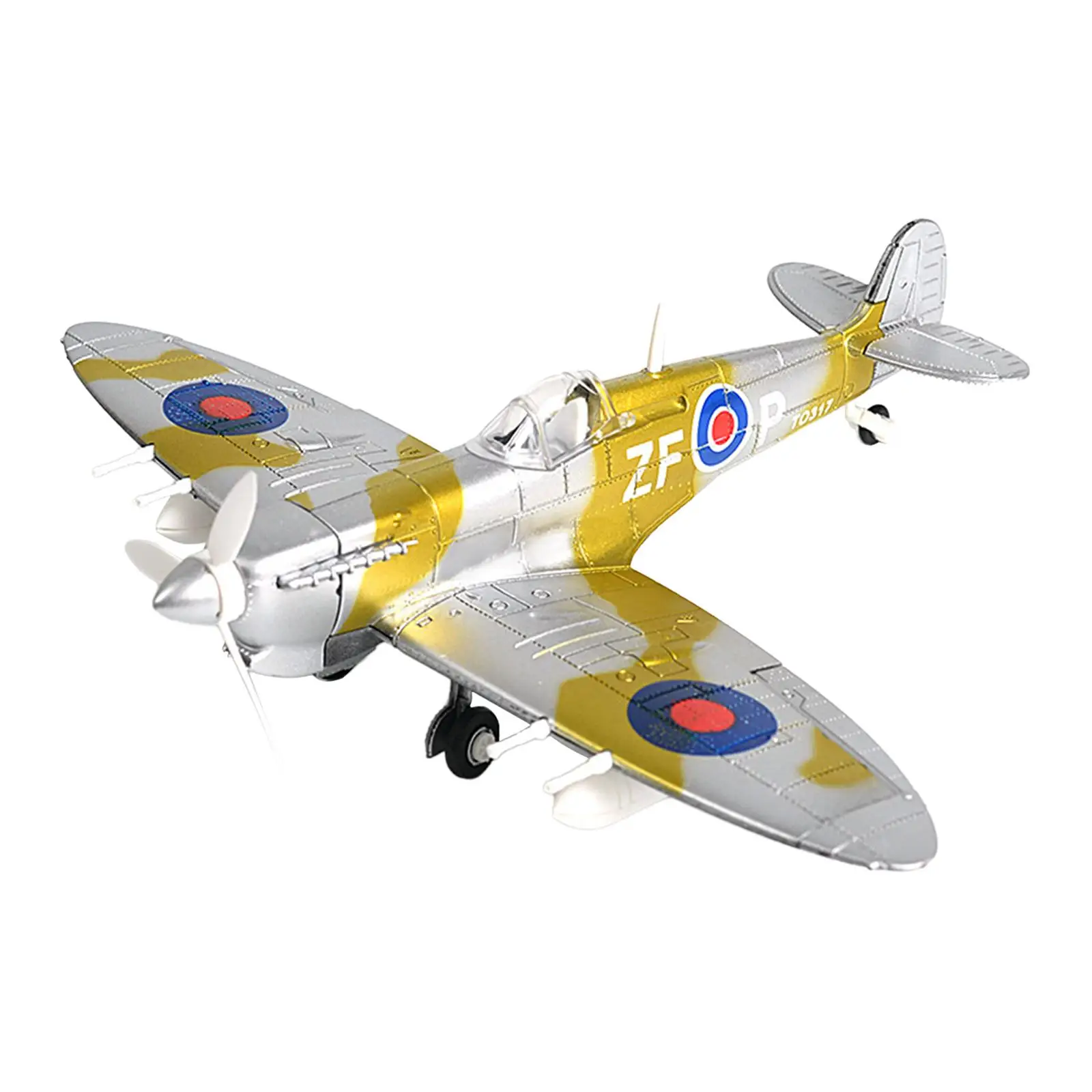 1:48 Scale British Fighter Building Kits Assemble Desktop Decor DIY Airplane