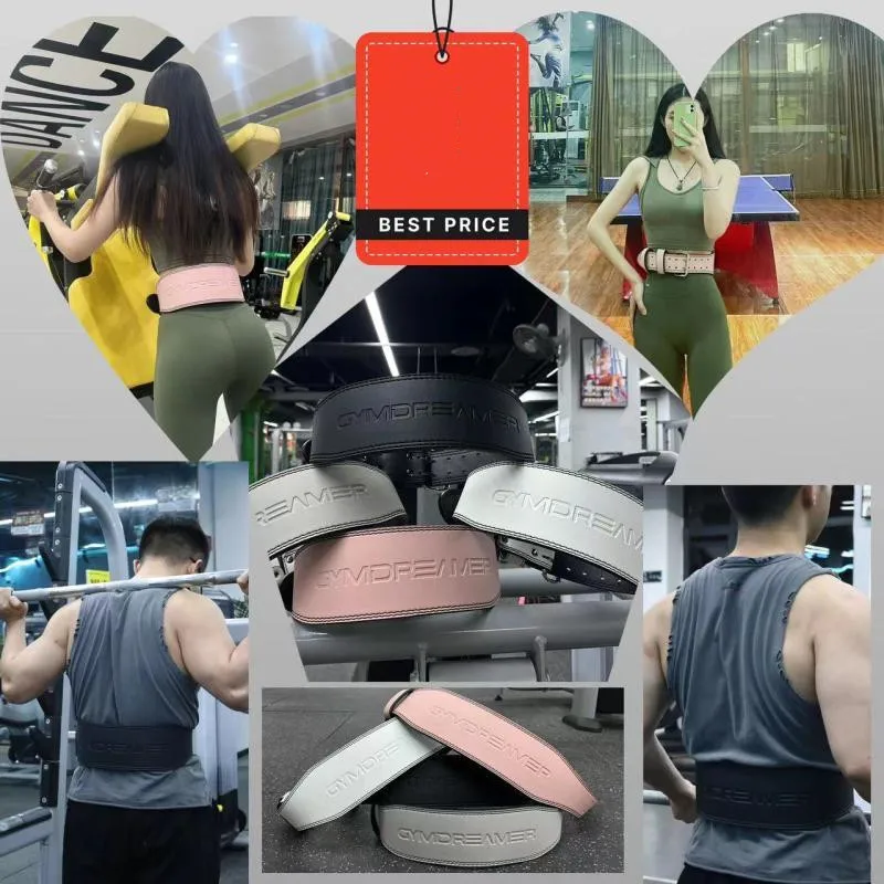 1Pcs Weightlifting Leather Belt Fitness Training Waist Brace Belt Lumbar Protector Squats Deadlift BodyBuilding Gym Back Support