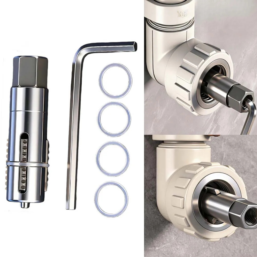 

Broken Wire Extractor Threading Tap Screw Remover Repair Bolt Plumbing ﻿Tool Three-valve Wire Cutter Removal Tool