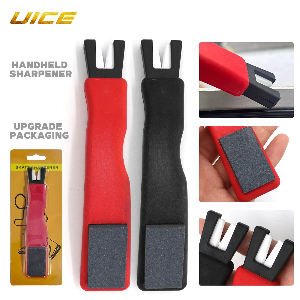 Handheld Ice Skate Edge Blade Sharpener Grindstone Sharpening Stone Tool for Ice Hockey Skates Figure Skating Blade