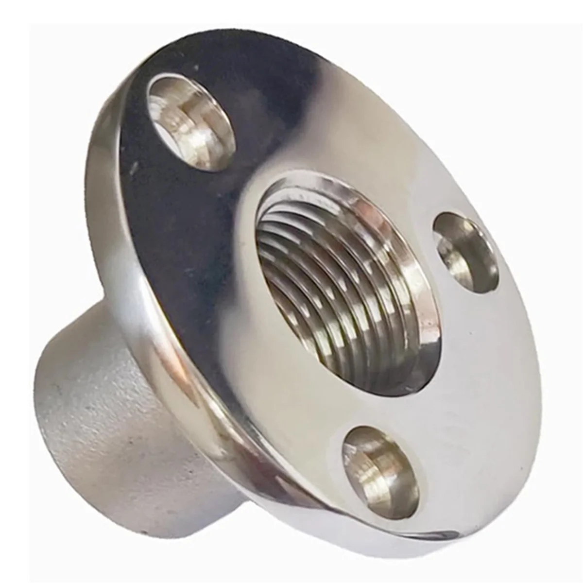 SSR Stainless Steel 316 Heavy Duty Boat Marine Grade Garboard Drain Plug Kit Flange Diameter 2In with Screws for 1 in Hole view 4