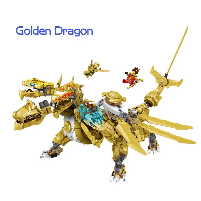 MOC Movie Kloster-Trainingshalle The Ultra Dragon Bausteine Ziegel mit Figuren Spielzeug für Kinder Geschenke