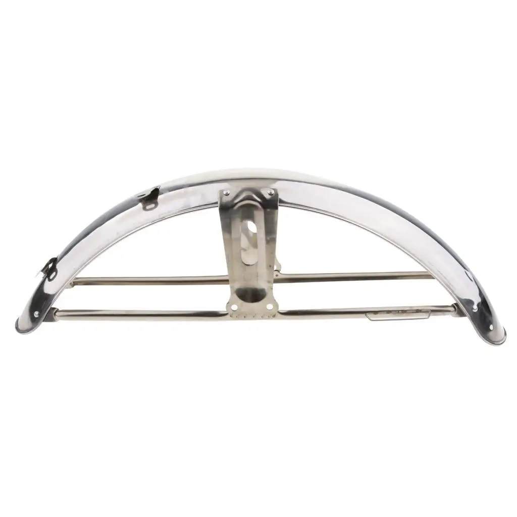 Universal Front Fender Motorbike Mudguard Stainless Steel Cover for Motorcycle Clean Ride 125 Compatible