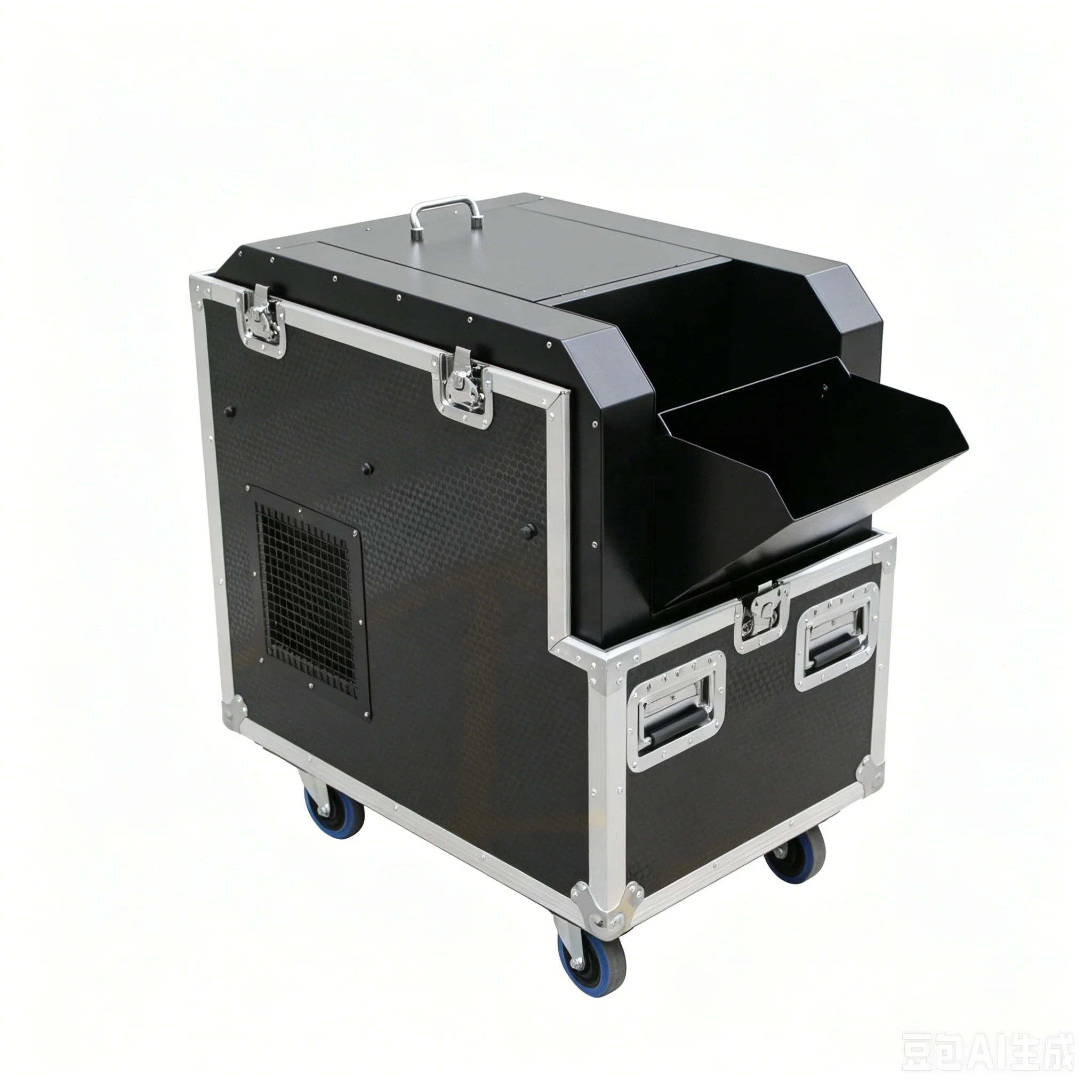 Professional 3000W DMX Electric Confetti Blaster Machine with Low Noise Turbo Fan CO2 Free Paper Maker Blower for Event Effects