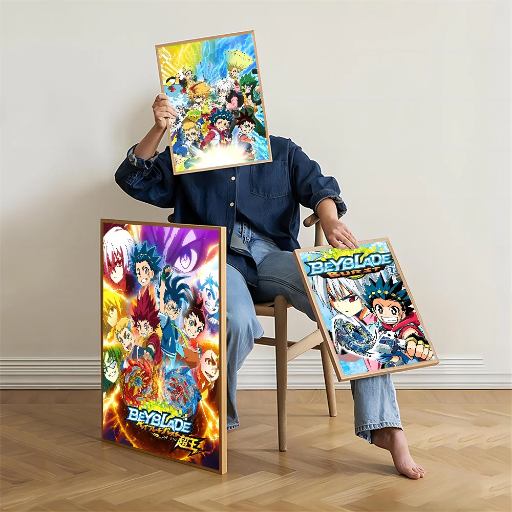 Comedy Movie B-Beyblade B-Burst Classic Vintage Posters Vintage Room Home Bar Cafe Decor Nordic Home Decor