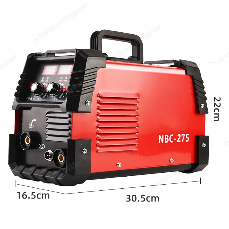 Soldador MIG sin gas de 220V, máquina de soldadura por arco con núcleo fundente portátil, adecuada para proyectos industriales domésticos, fácil de transportar y usar