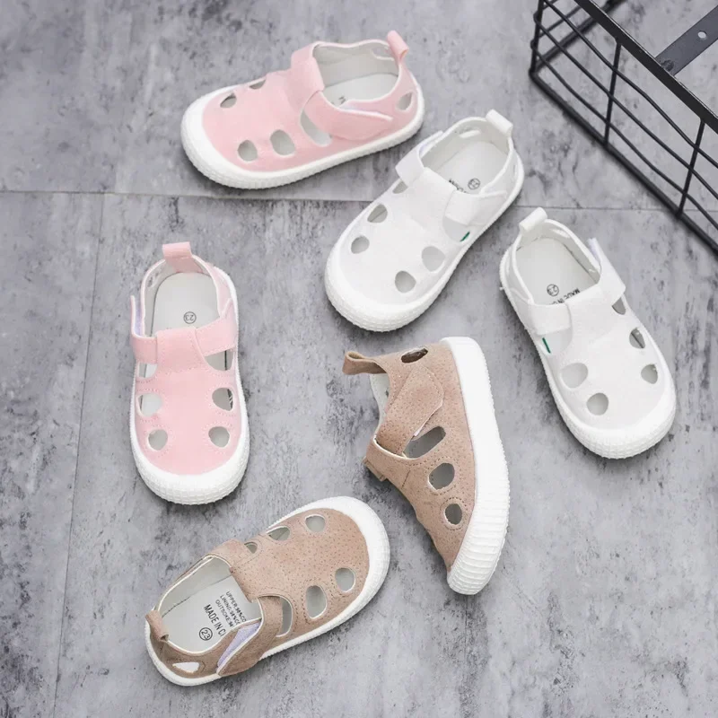 

Boys Sandals Children Half Sandals for Boys Girls Toddlers Little Kids Summer Shoes Cut-outs Breathable Fashion Soft Anti-skid