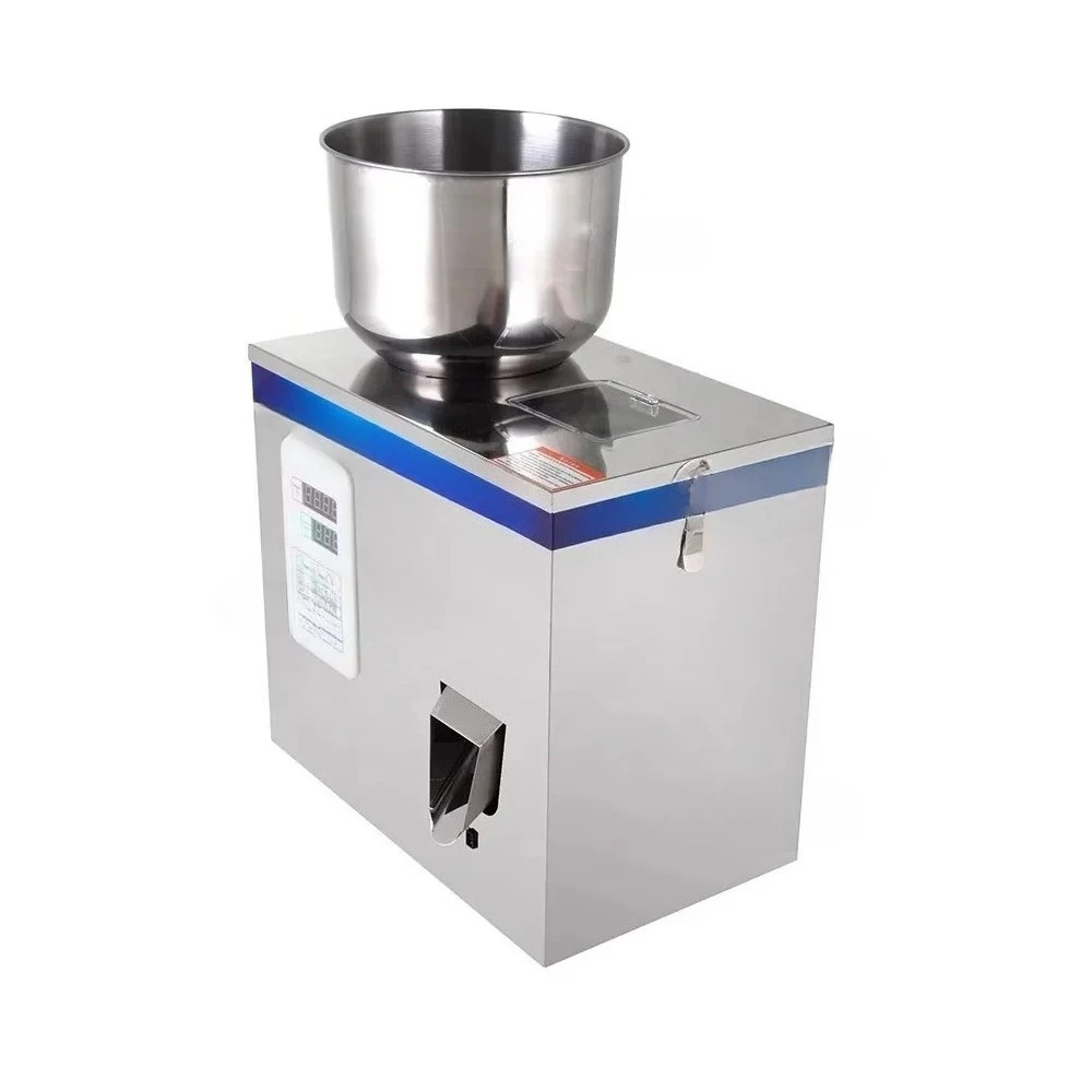 Small Intelligent 1-100g Dry Powder Granular Sachet Bag Pouch Can Weighing Dosing Filling Machine for Grains Nuts Spice Glitter