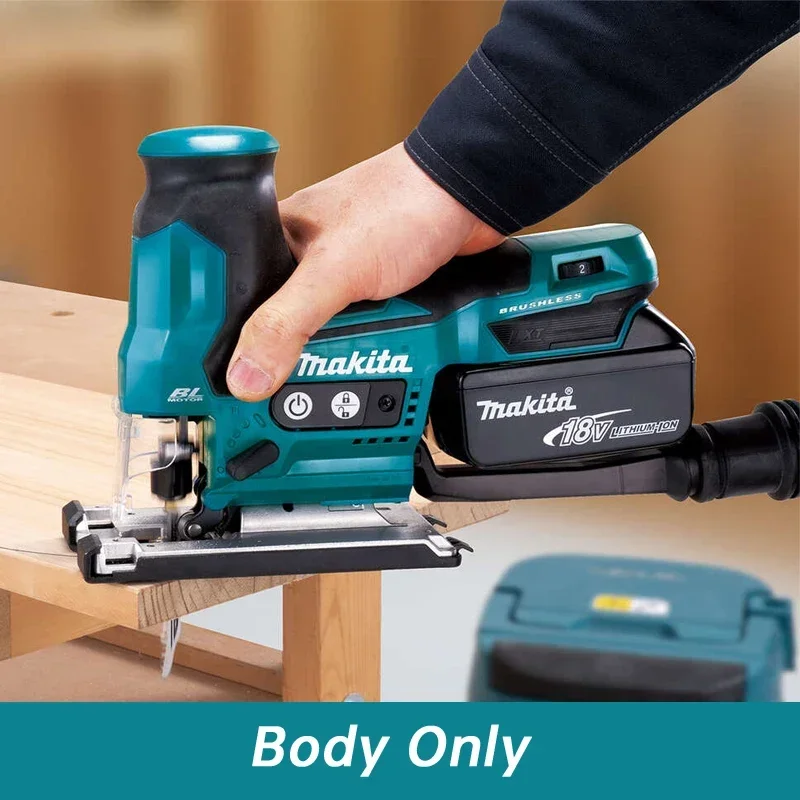 Imagem -06 - Makita Djv185z Jig Saw sem Fio sem Escova Cabo Barril Compacto Velocidade Ajustável Multi-função Ferramenta Elétrica para Trabalhar Madeira