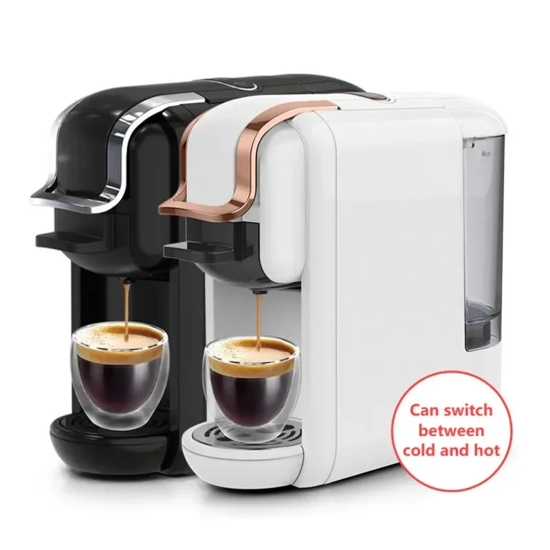 220V 1450W 600ml 19Bar 4 In 1 Multi Capsule Coffee Machine Cold Hot Milk Italian Portable Nespresso Capsule Coffee Machine