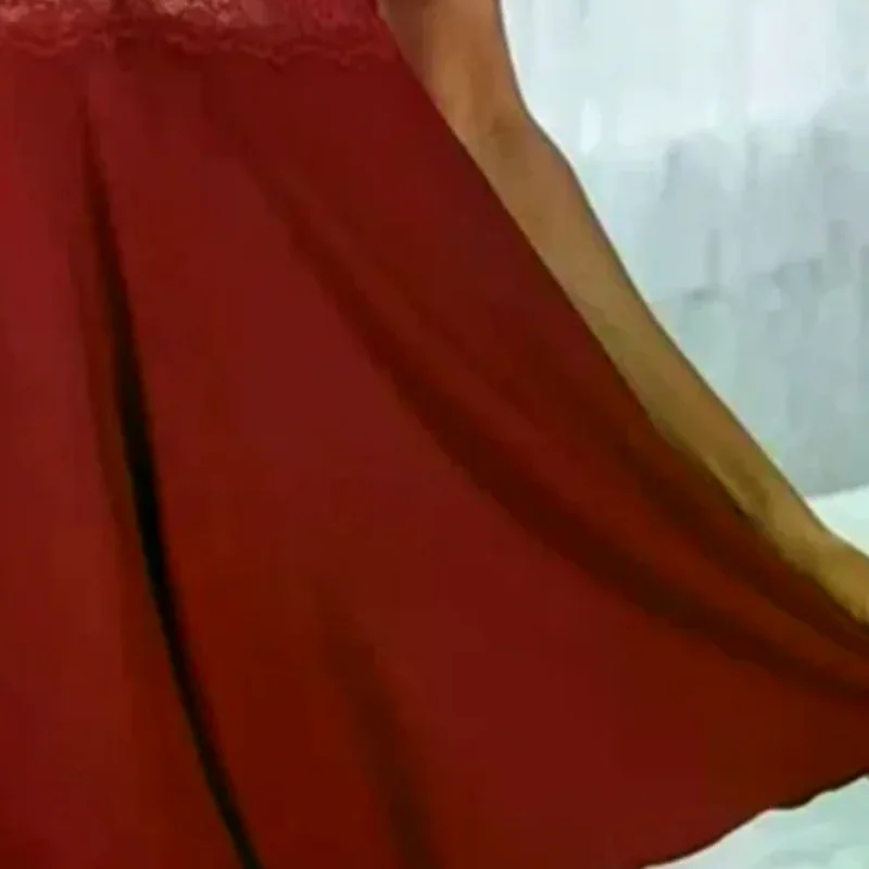 

Sexy Lingerie Sexy Lace See Through Suspender Nightgown Seductive Dress