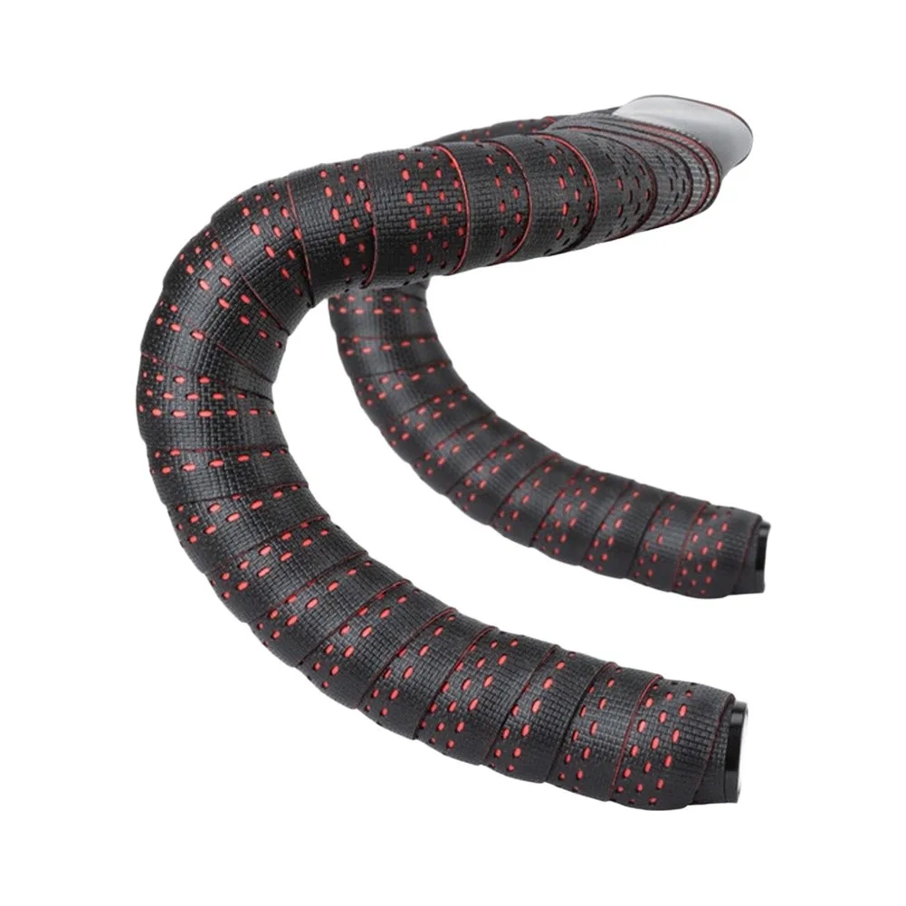 Bike Handlebar Tape 210x3cm for Road Bicycles Shock Absorbing EVA Core Silicone Outer Layer Non Slip Breathable
