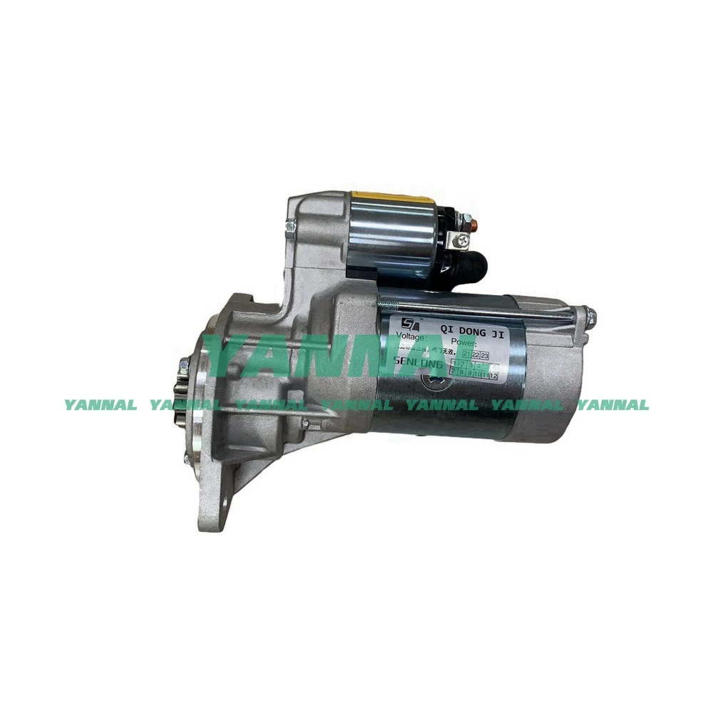 Good quality Starter Motor For Yanmar 486E Excavator Engine Parts