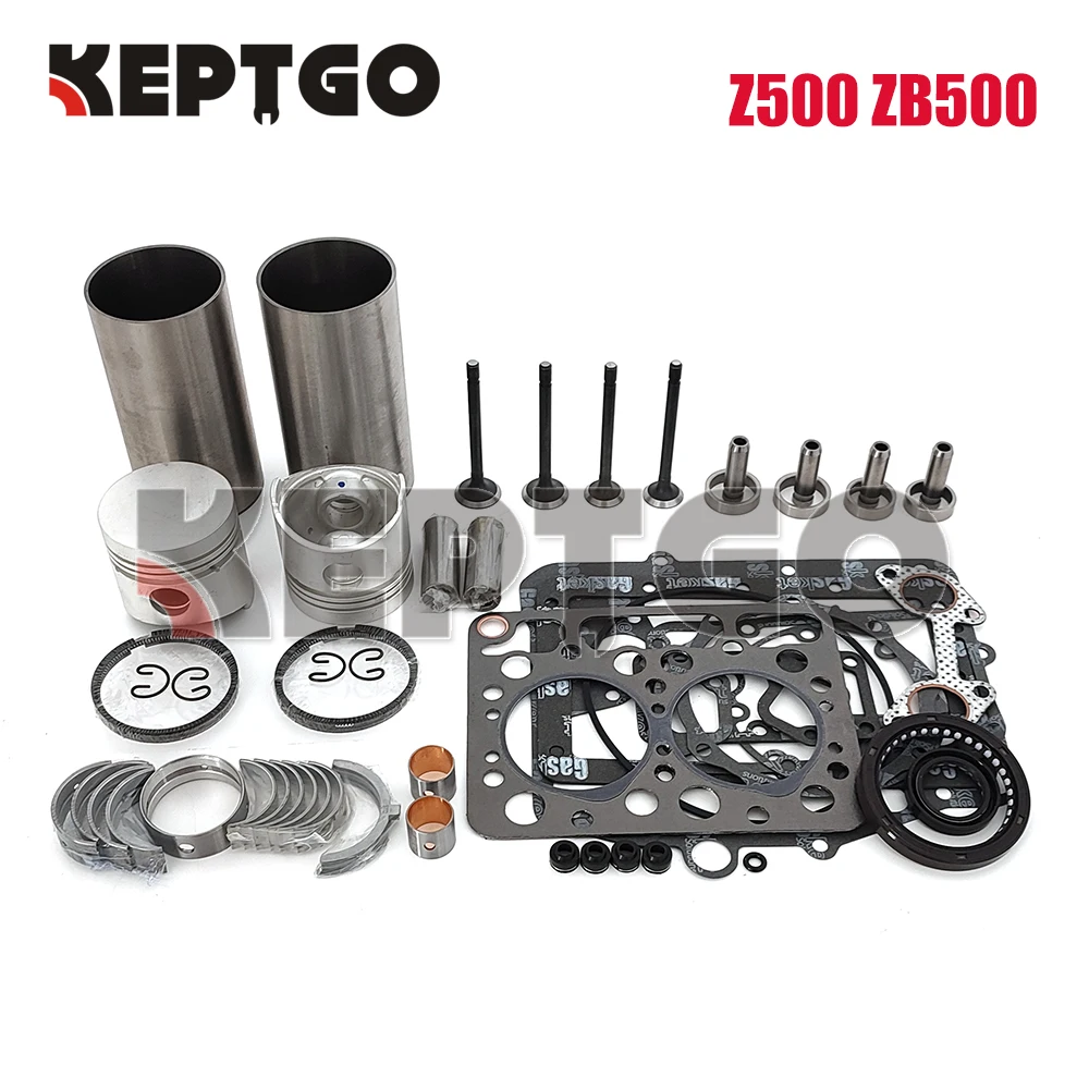 Z500 Overhaul Rebuild Kit For Kubota Engine Repair parts piston bearing gasket