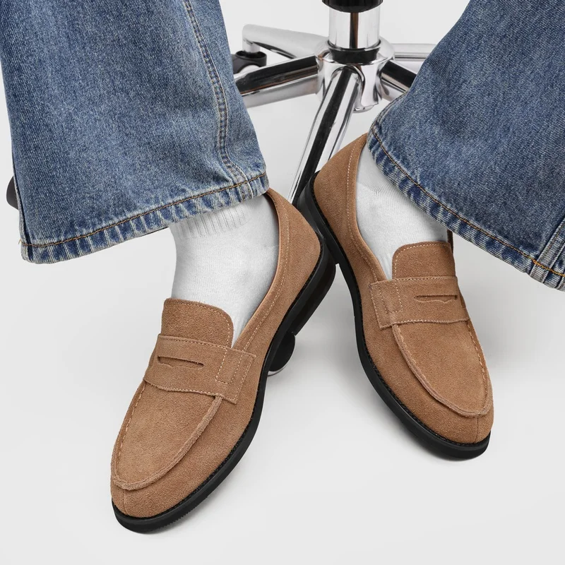 Brand's New Summer Men's Comfortable Flat Bottomed Casual Loafers Fashionable Outdoor Men's Breathable and Non Slip Boat Shoes