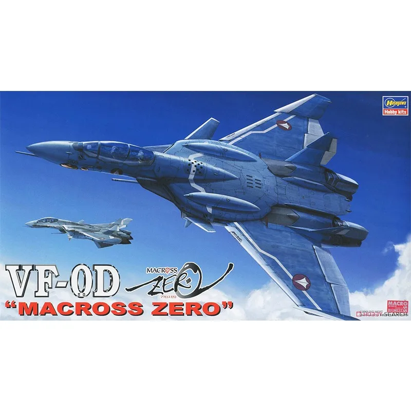 In Stock Genuine Hasegawa 1/72 ZERO VF 0D Super Dimension Century Orguss PVC Action Assemble Model Toys