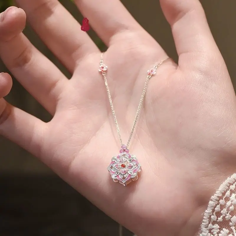 

Ожерелье Новый нишевый дизайн в национальном стиле Изысканный универсальный новый цвет эмали