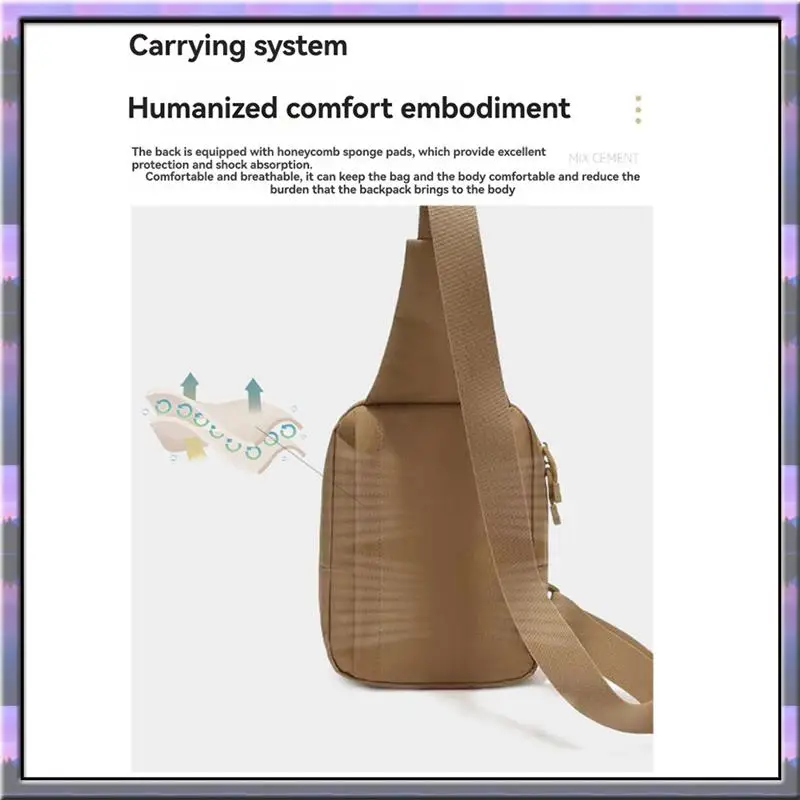 

ABJX New Multifunctional Bag Single Shoulder Crossbody Bag For Traveling Outdoors Waterproof And Wear-Resistant