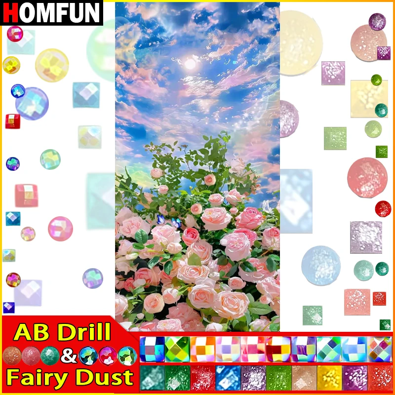 HOMFUN Fairy Dust AB Full diamond Painting 