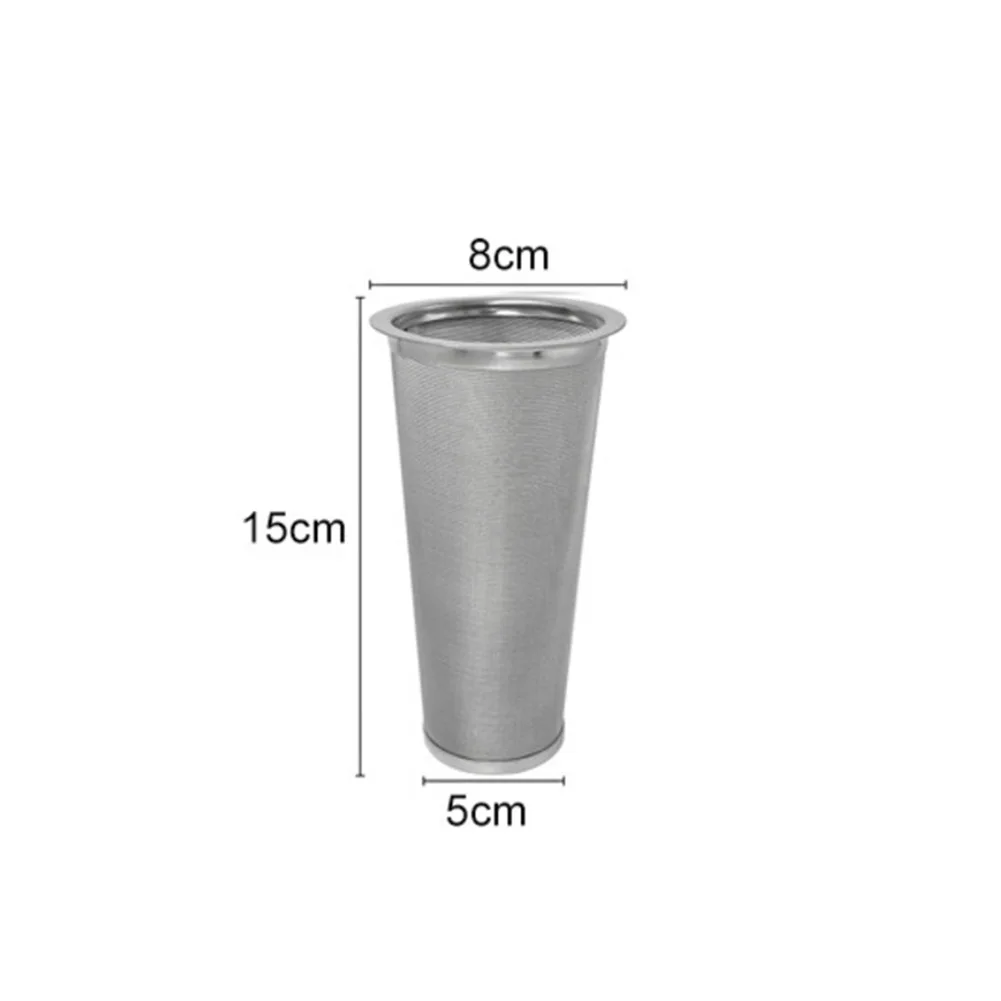 For Home Brewing Cold Brew Filter Ultra-Fine Mesh Compatible With Wide Mouth Jars 304 Stainless Steel Leak-proof Fit