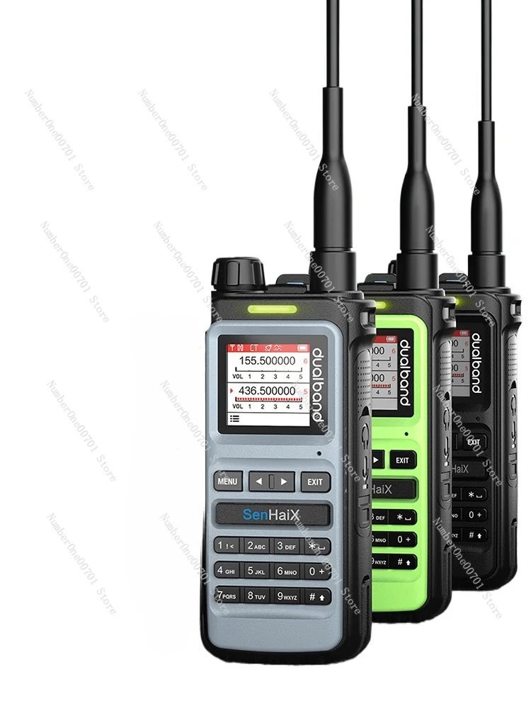 Handheld Radio Equipment Dual-Band Outdoor Self-Driving Civil Handheld Transceiver Type-C Charging 8W Frequency