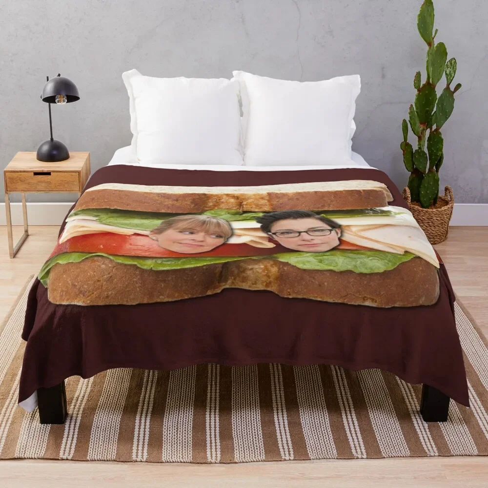 

Mel and Sue Sandwich Throw Blanket Designers Decoratives Blankets