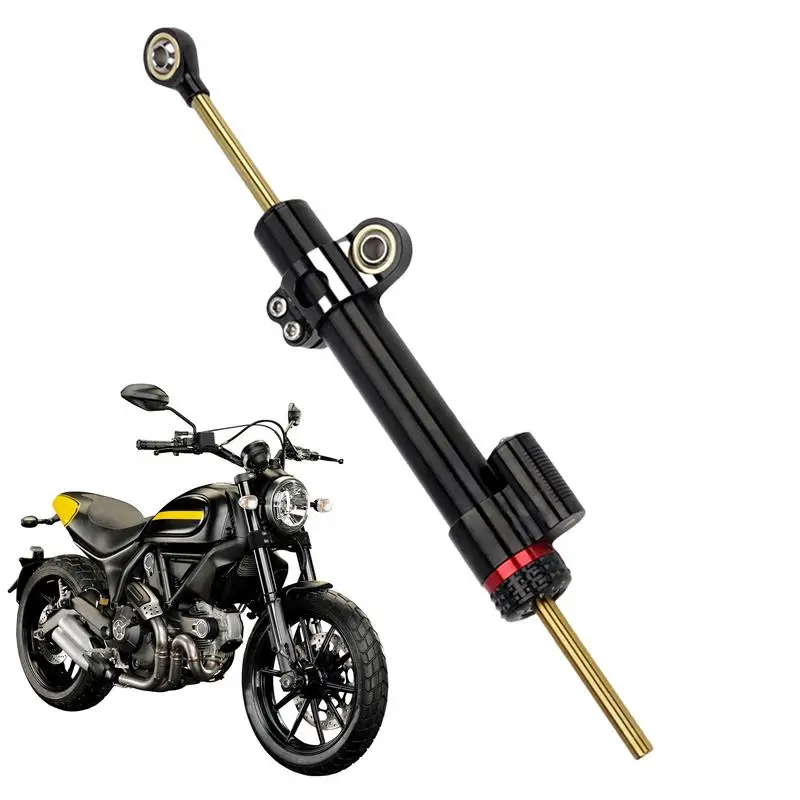 

Motorcycle Front Steering Damper Adjustable Aluminum Motorcycle Parts Steering Stabilizer Motorcycle Reversed Safety Control