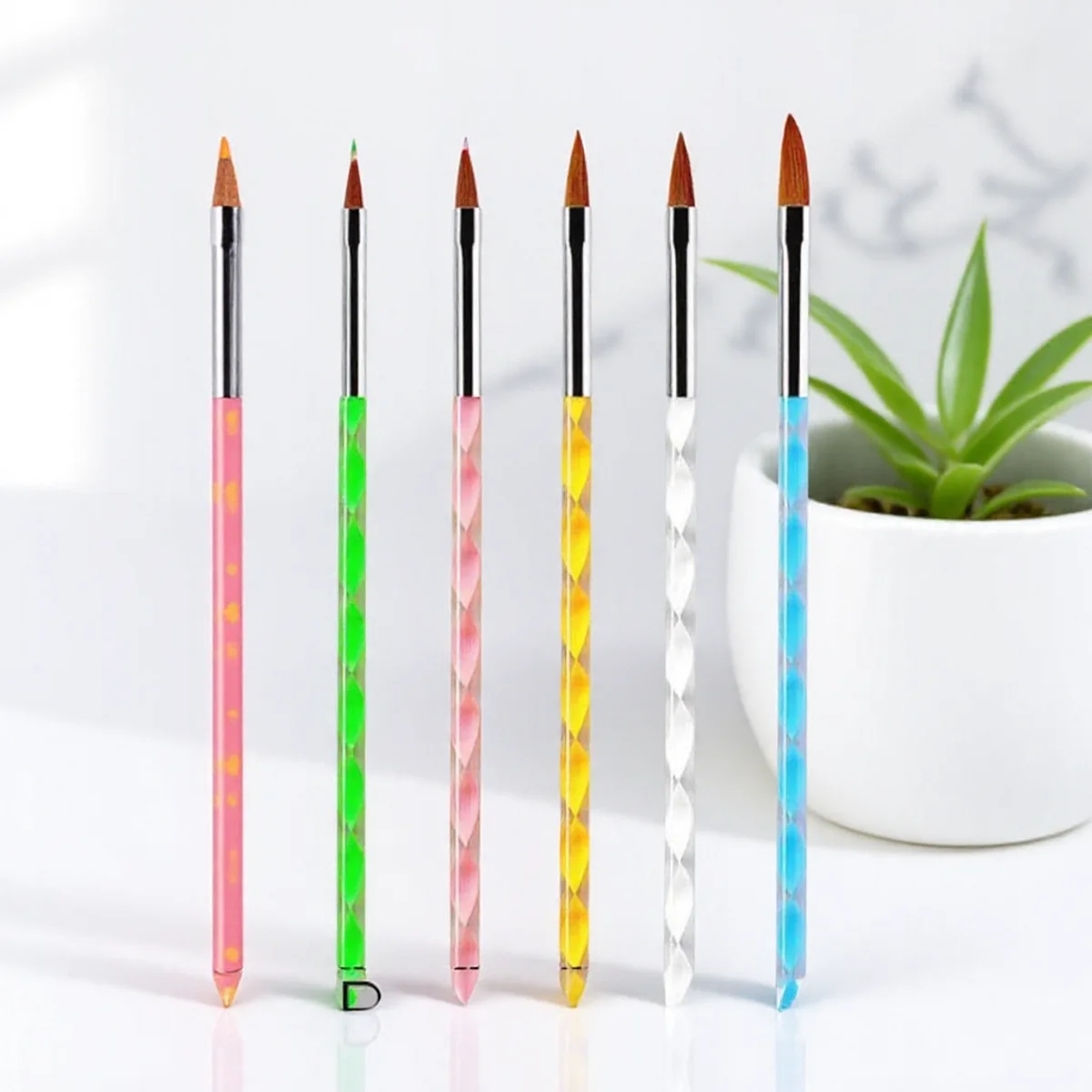 ชุด 5 ชิ้น น้ำยาอะคริลิคสำหรับทำเล็บมืออาชีพ พร้อมปากกาพู่กัน เจลยูวี ผงอะคริลิคสำหรับทำเล็บ อุปกรณ์ทำเล็บมือ DIY